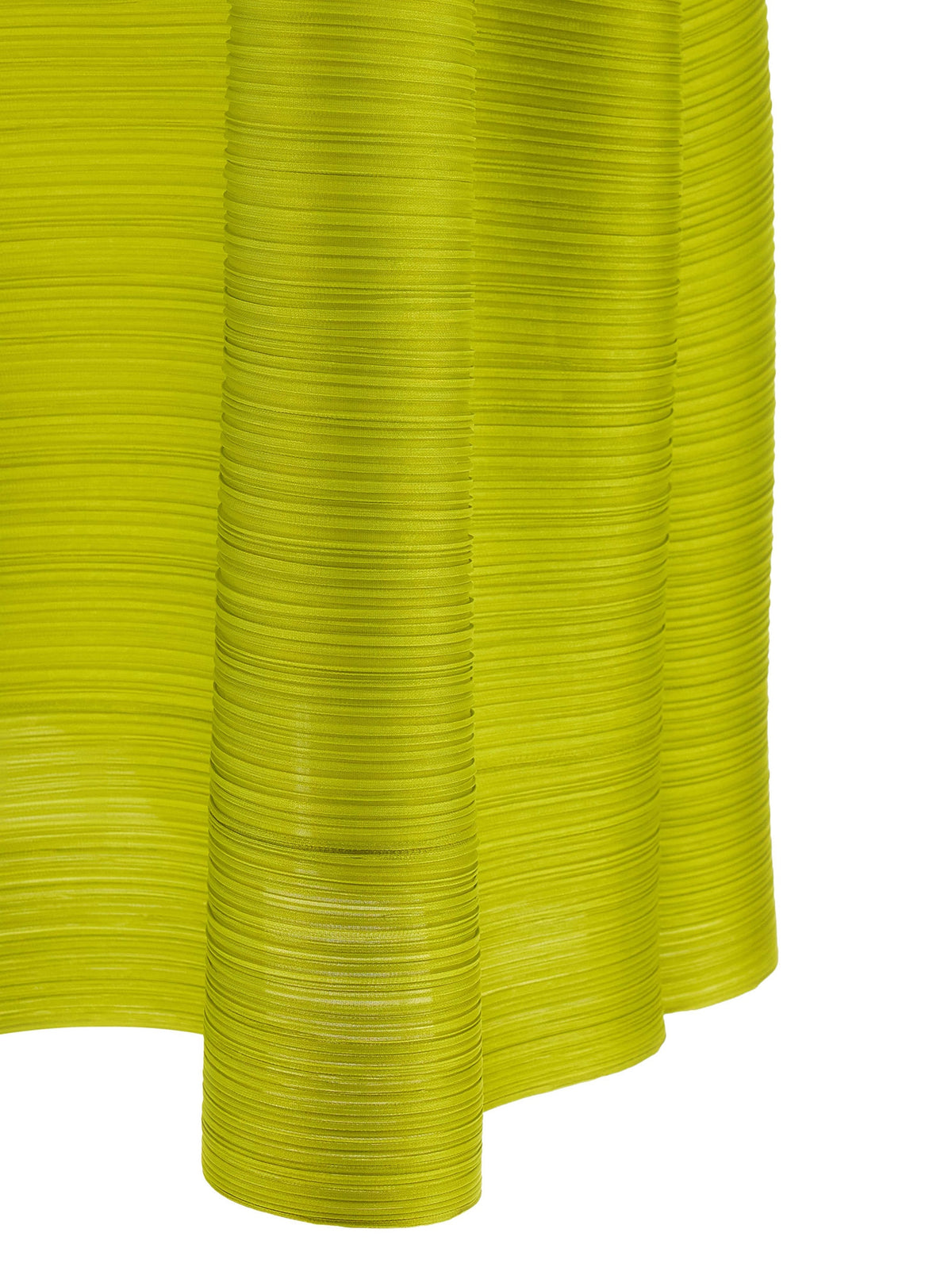 PLEATS PLEASE ISSEY MIYAKE Bicolor Polyester Midi Dress