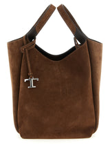 Sac à main Tod's en cuir de veau marron