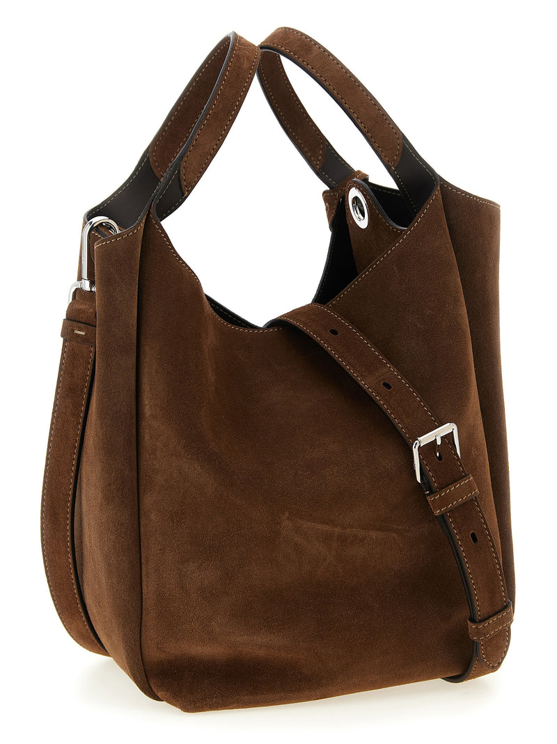 Sac à main Tod's en cuir de veau marron