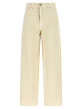 PINKO Jean en denim de coton beige