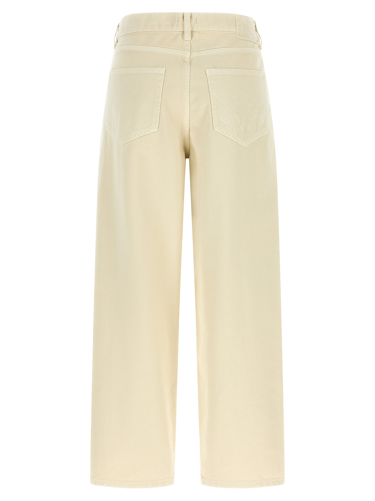 PINKO Jean en denim de coton beige