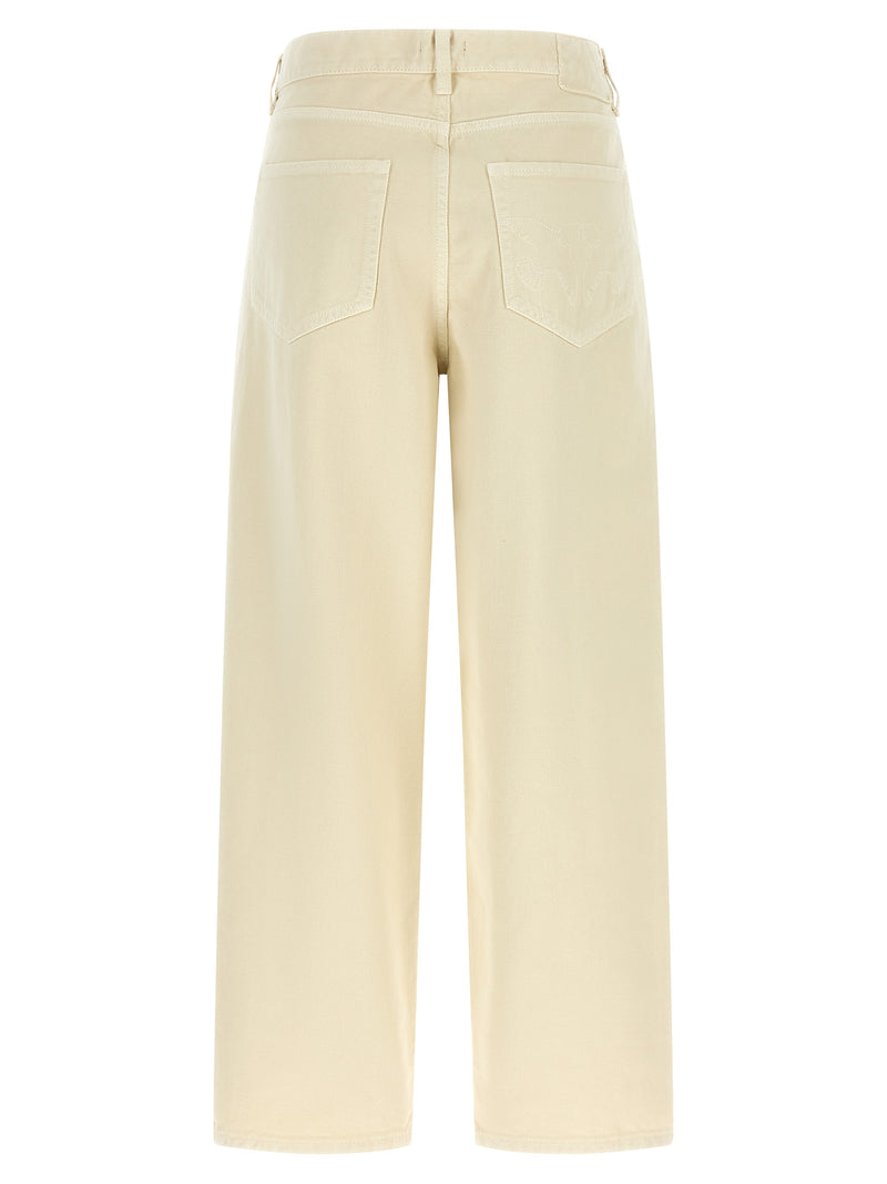 PINKO Beige Cotton Jeans Denim