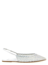 LE SILLA Gilda Silver Polyester Ballet Flats for Women