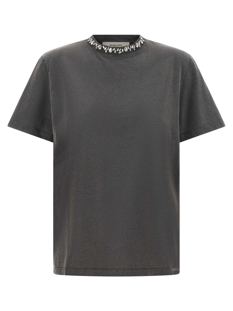 Golden Goose Gray Cotton T-Shirt