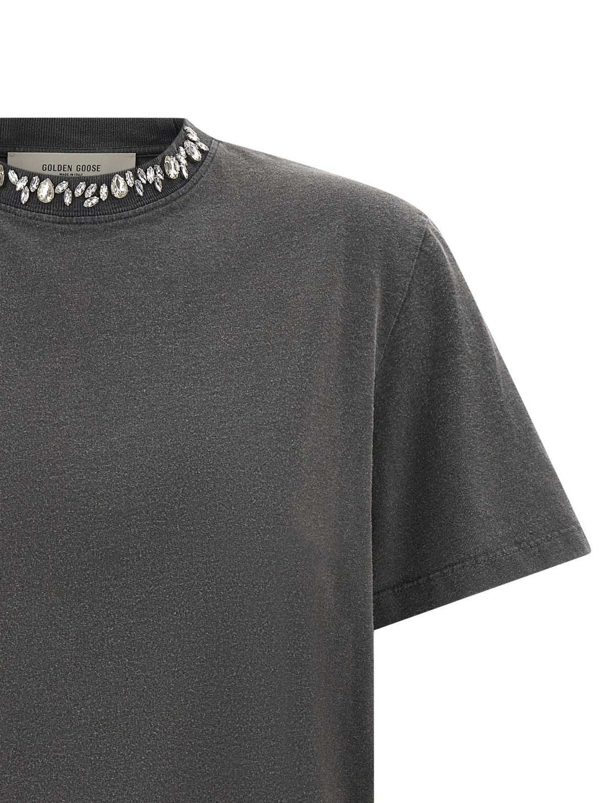 T-shirt en coton gris Golden Goose