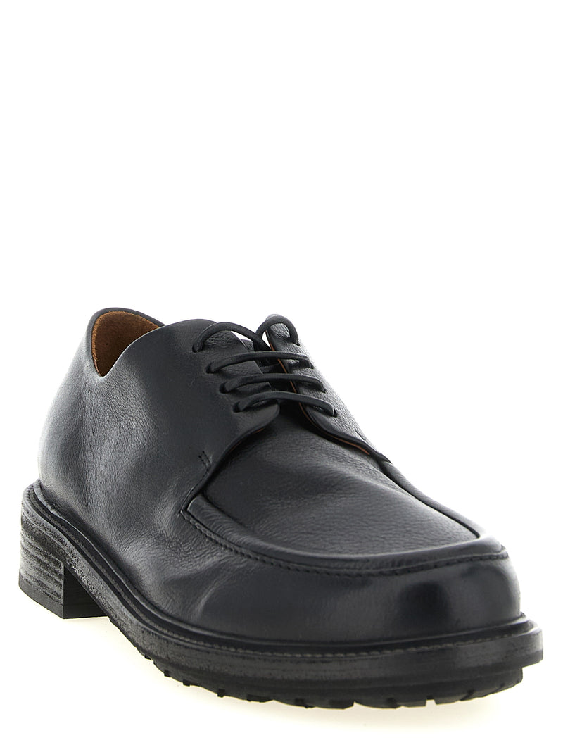Richelieus et Derbys en veau noir Marsell