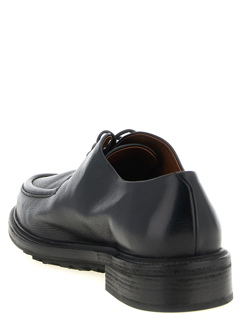 Richelieus et Derbys en veau noir Marsell