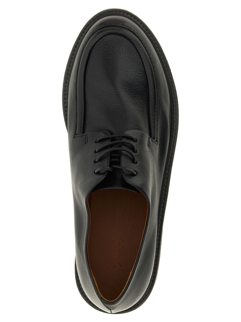 Richelieus et Derbys en veau noir Marsell