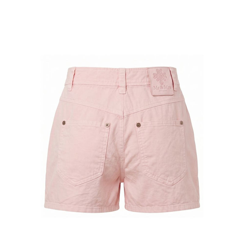 Short en coton rose pour femme Mr&Mrs Italy