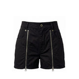 Shorts en coton noir femme Mr&Mrs Italy