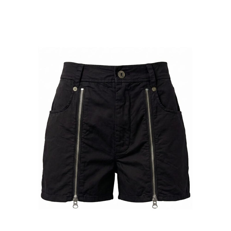 Shorts en coton noir femme Mr&Mrs Italy