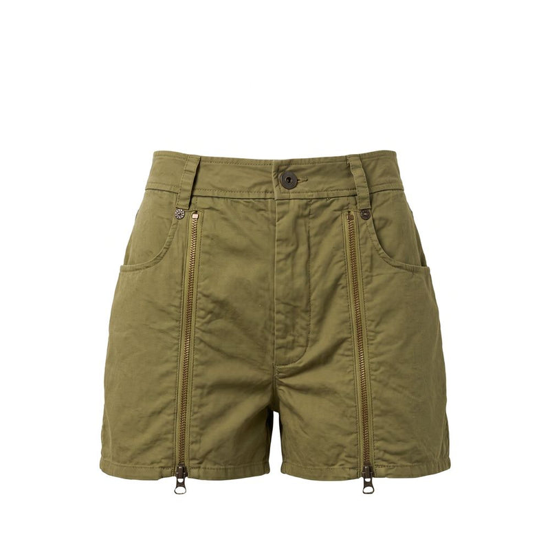Short pour Femme en Coton Vert Mr&Mrs Italy