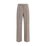 Pantalon Burberry en laine beige Oves Aries