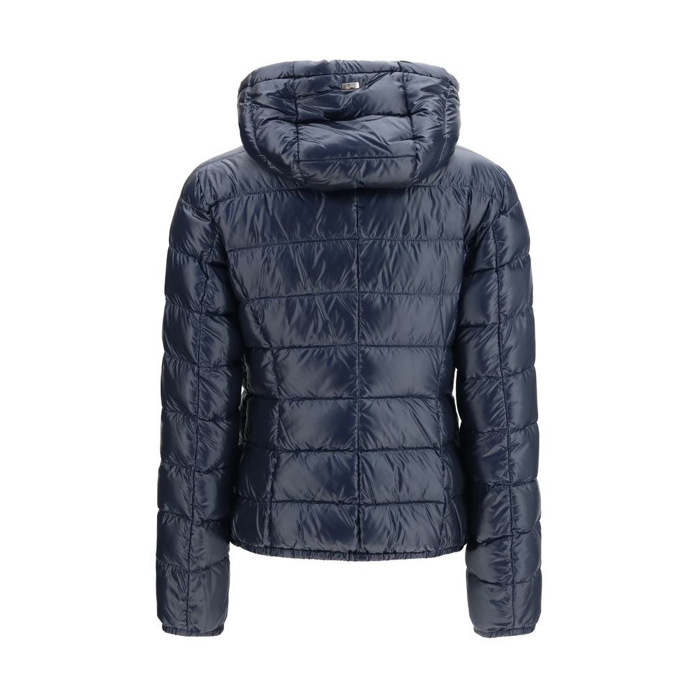 Herno Giada Blue Polyamide Full-Length Jacket for Women