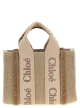 Sac à main Chloé en lin multicolore
