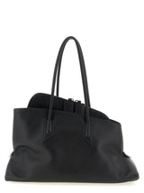 Sac à bandoulière The Attico en cuir de veau noir