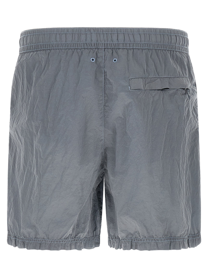 Short de bain Stone Island en polyamide gris
