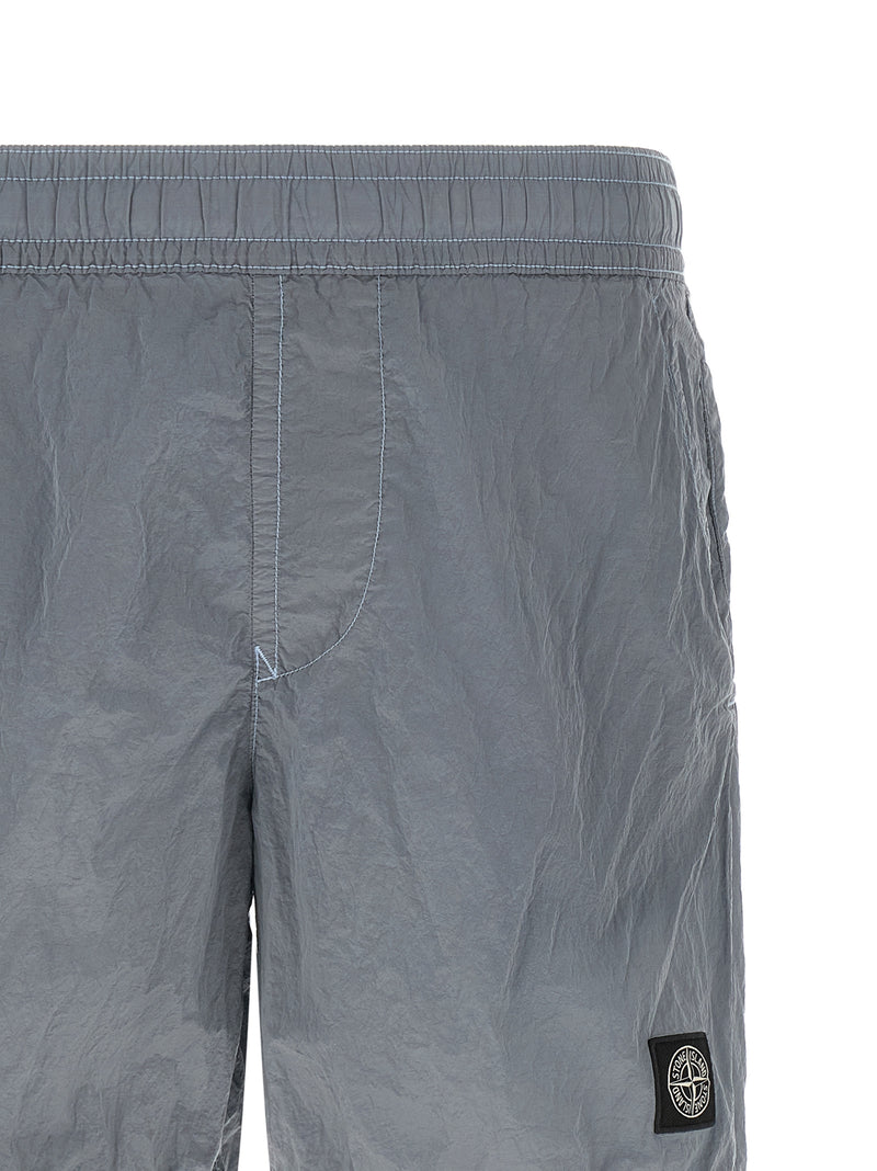 Short de bain Stone Island en polyamide gris