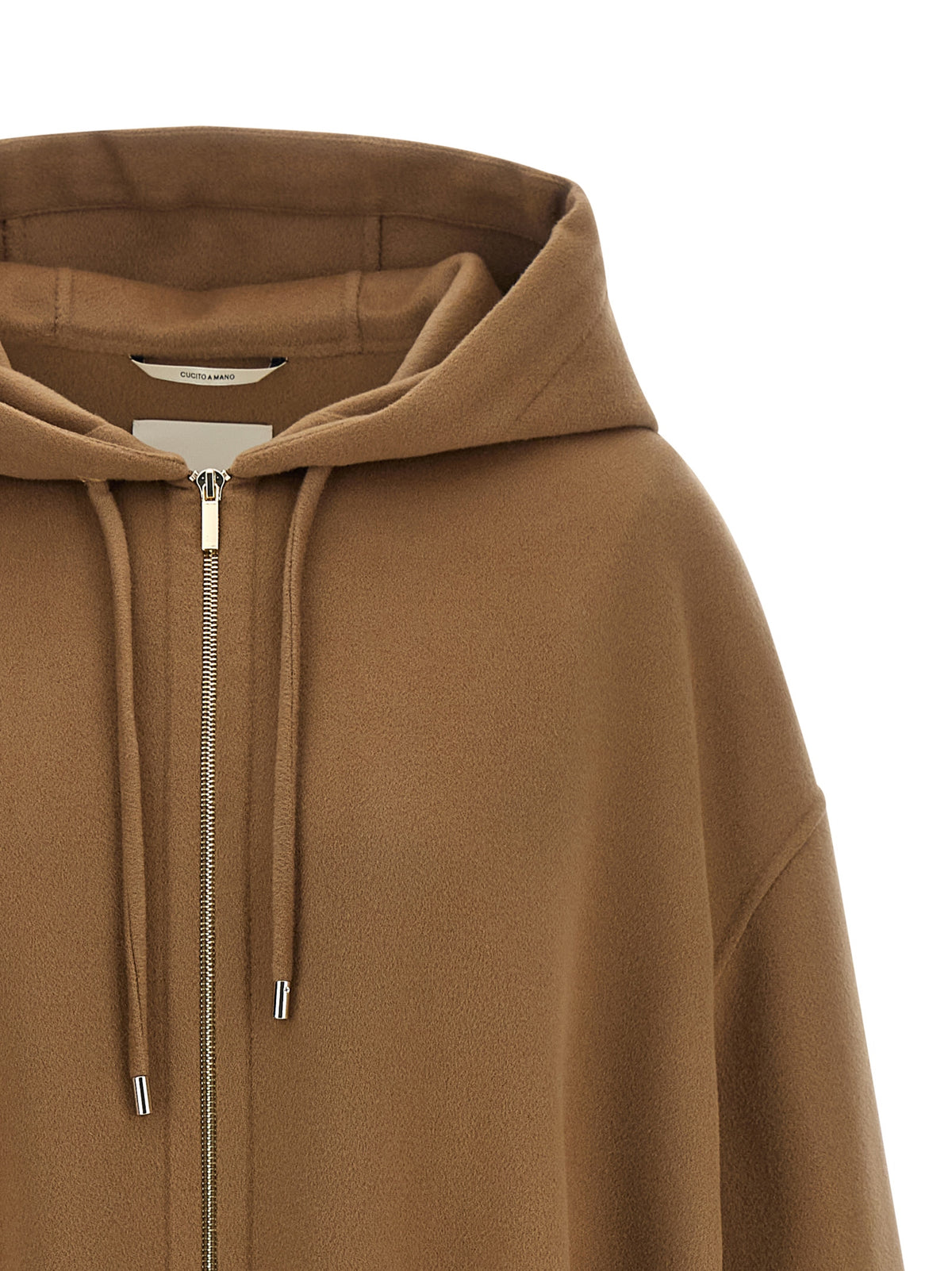 Manteau en laine marron 'S Max Mara