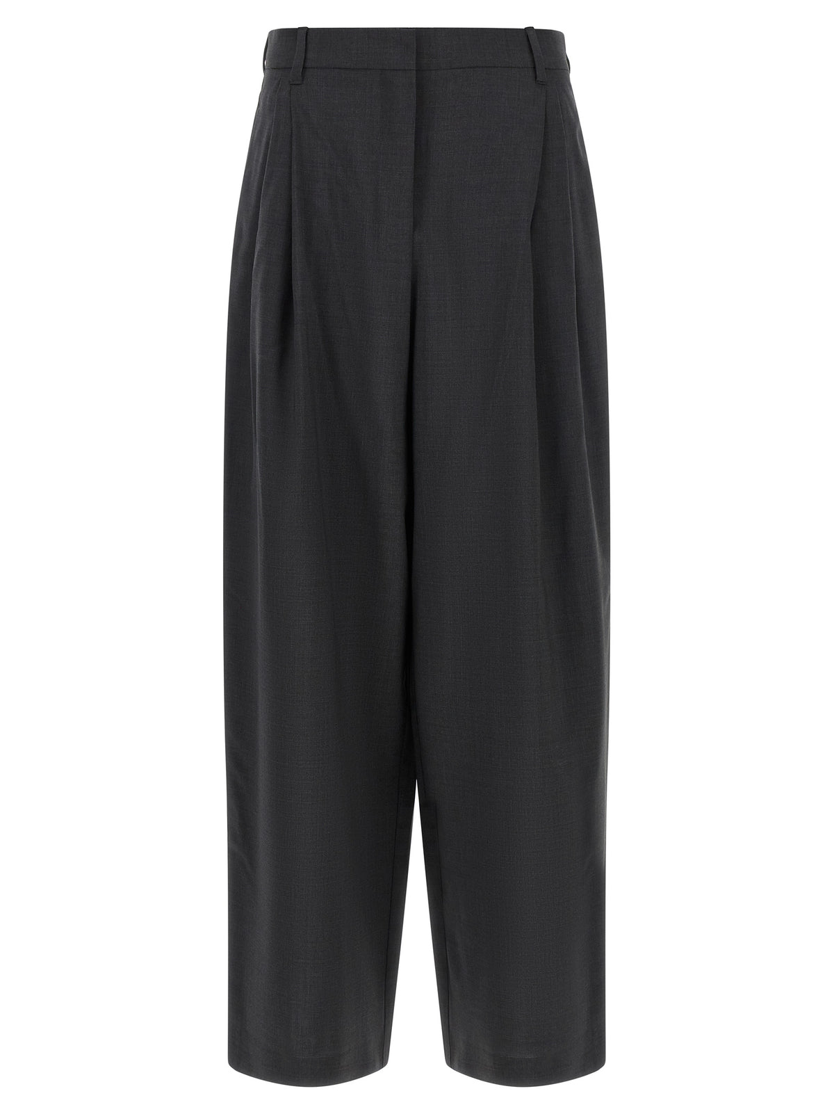 'S Max Mara Gray Wool Dress Pants - SmmTaro Model