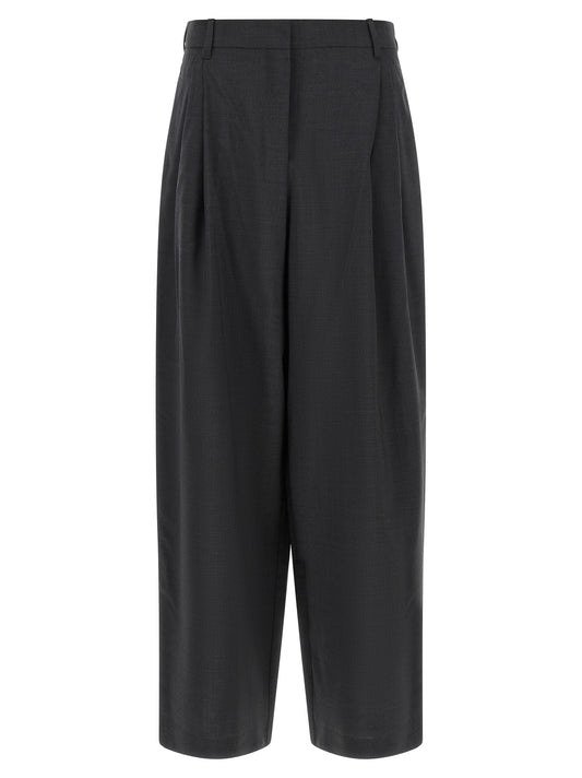 'S Max Mara Gray Wool Dress Pants - SmmTaro Model