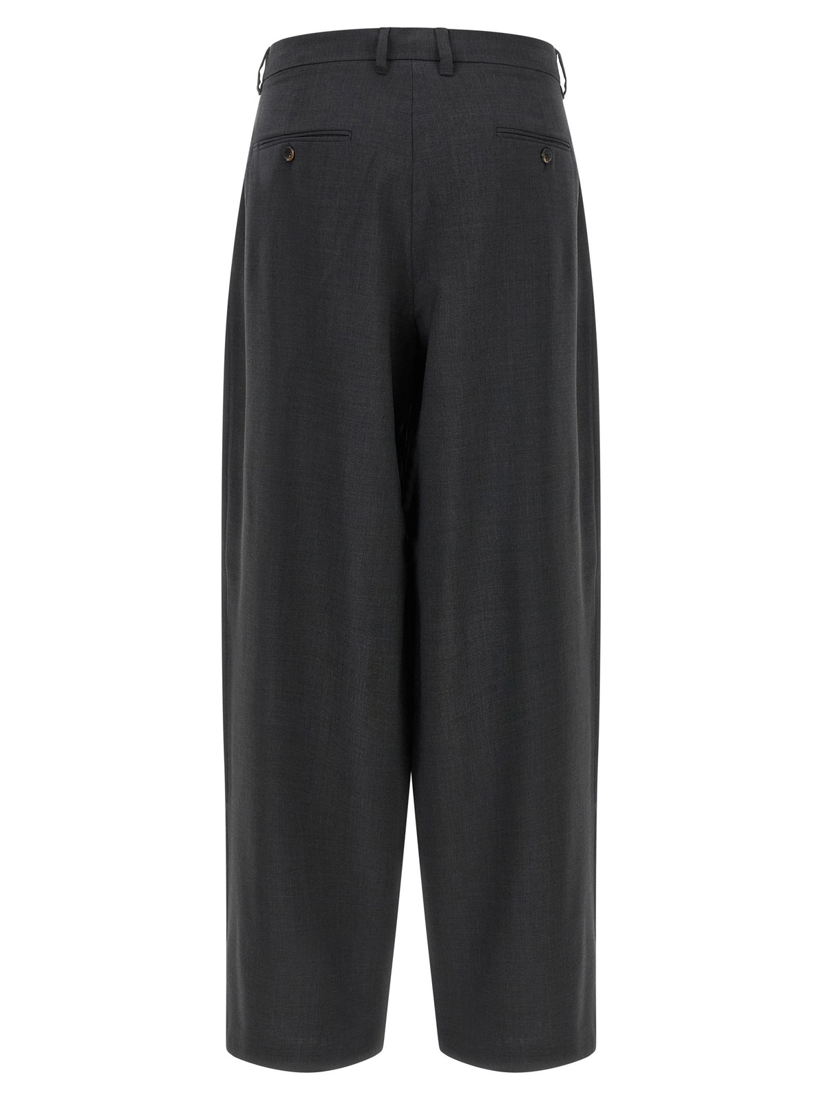'S Max Mara Gray Wool Dress Pants - SmmTaro Model