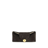 Versace Brown Calf Leather Bos Taurus Shoulder Bag