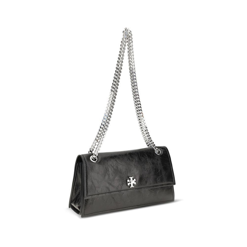 Tory Burch Black Suede Leather Shoulder Bag