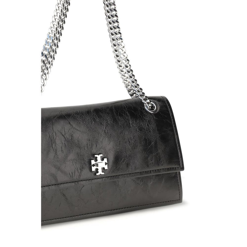 Tory Burch Black Suede Leather Shoulder Bag
