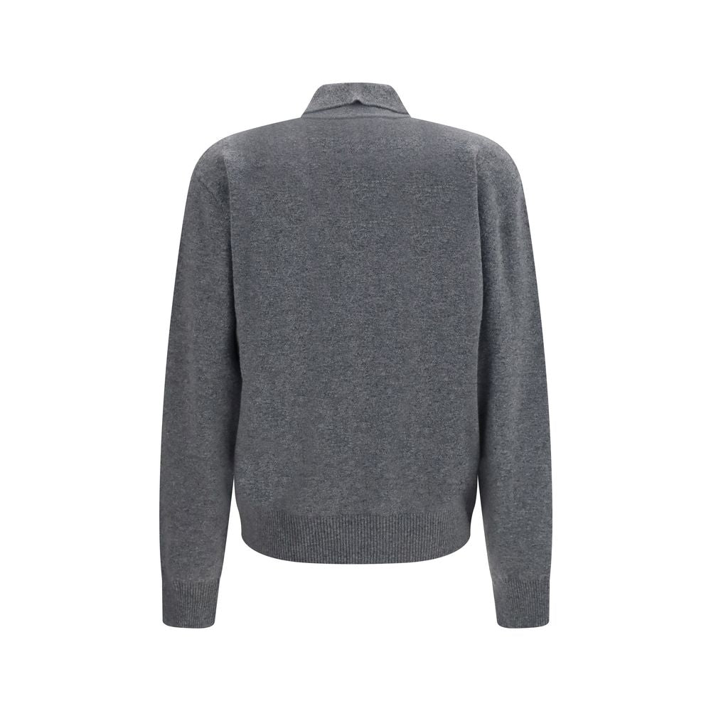 Polo Shirt en Polyamide Grise Rohe - Ballantyne Argyle