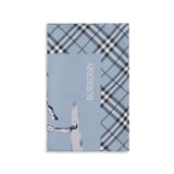 Écharpe en Soie Bleue Burberry - Archive Knight