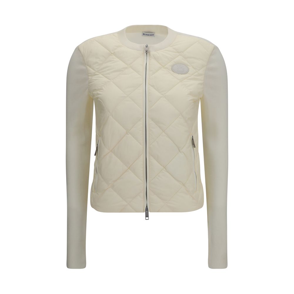 Cardigan Beige en Polyamide Burberry pour Femme