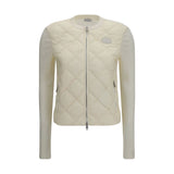 Cardigan Beige en Polyamide Burberry pour Femme