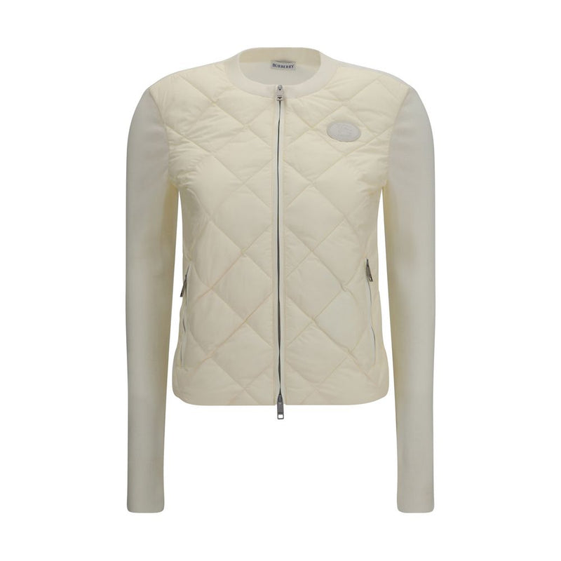 Cardigan Beige en Polyamide Burberry pour Femme