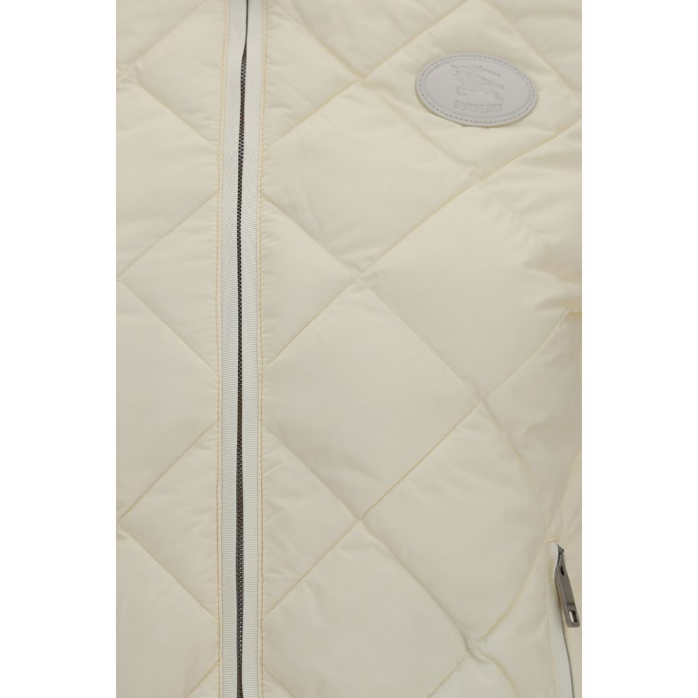 Cardigan Beige en Polyamide Burberry pour Femme