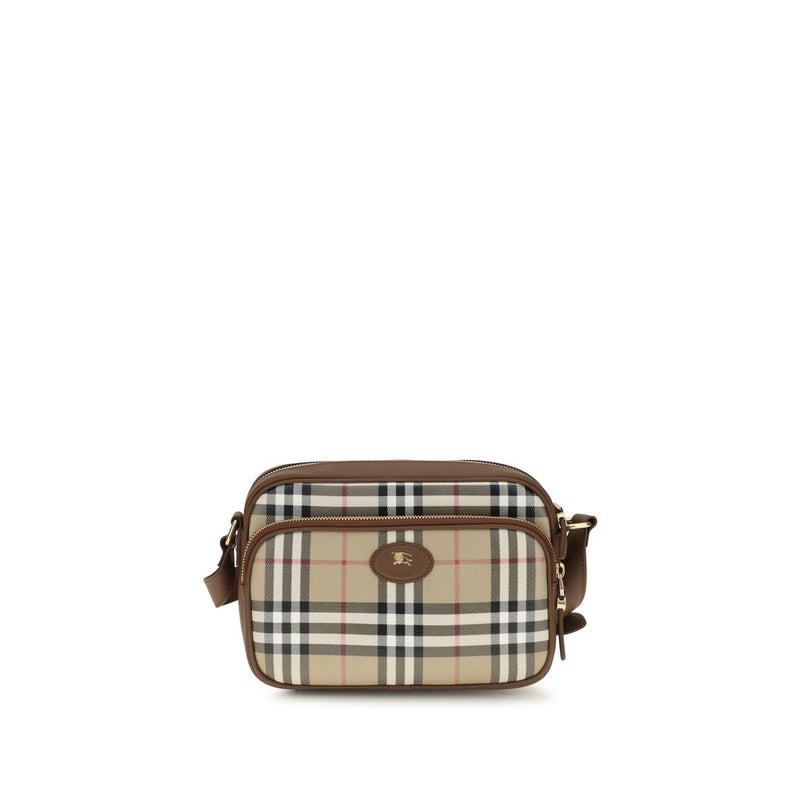 Sac à bandoulière en coton beige Burberry
