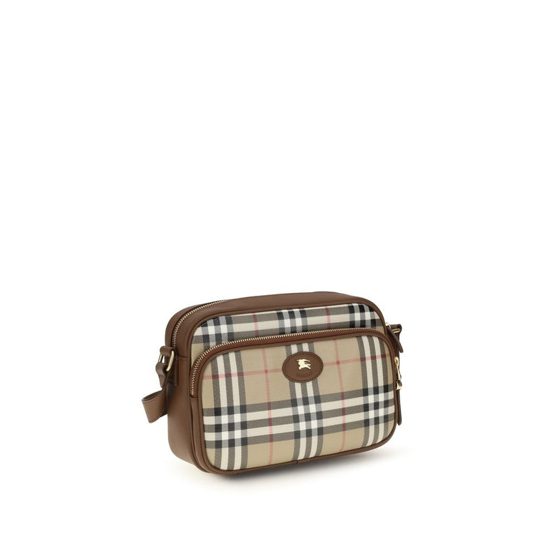 Sac à bandoulière en coton beige Burberry