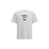 T-Shirt en Coton Blanc Burberry - Modèle Check