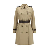 Burberry Kensington Beige Cotton Trench Coat for Women