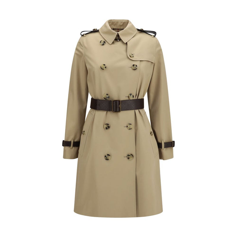 Burberry Kensington Beige Cotton Trench Coat for Women