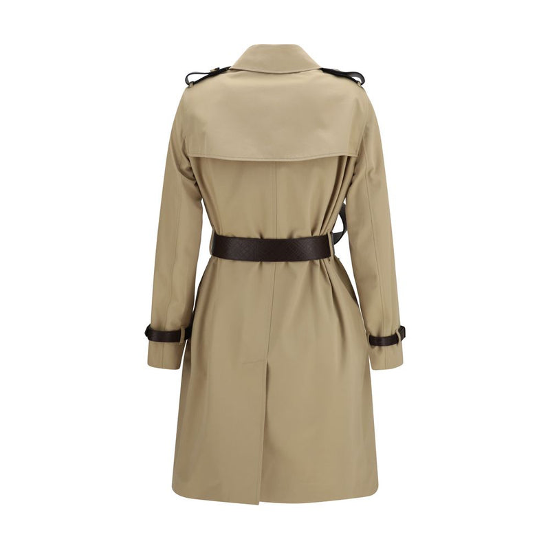 Burberry Kensington Beige Cotton Trench Coat for Women