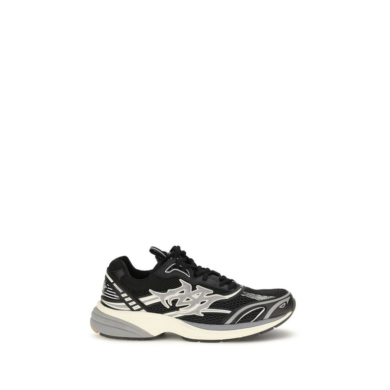 Amiri Black Calf Leather Bos Taurus Athletic Sneakers
