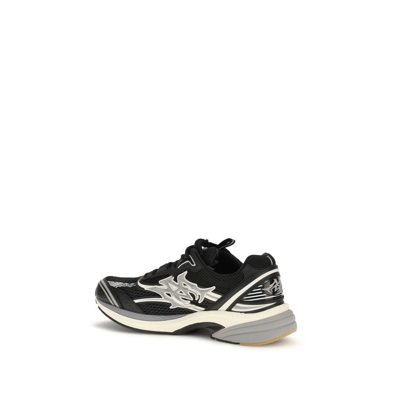 Amiri Black Calf Leather Bos Taurus Athletic Sneakers