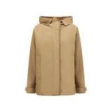 Moncler Beige Polyamide Shell Jacket - Versatile Hooded Design