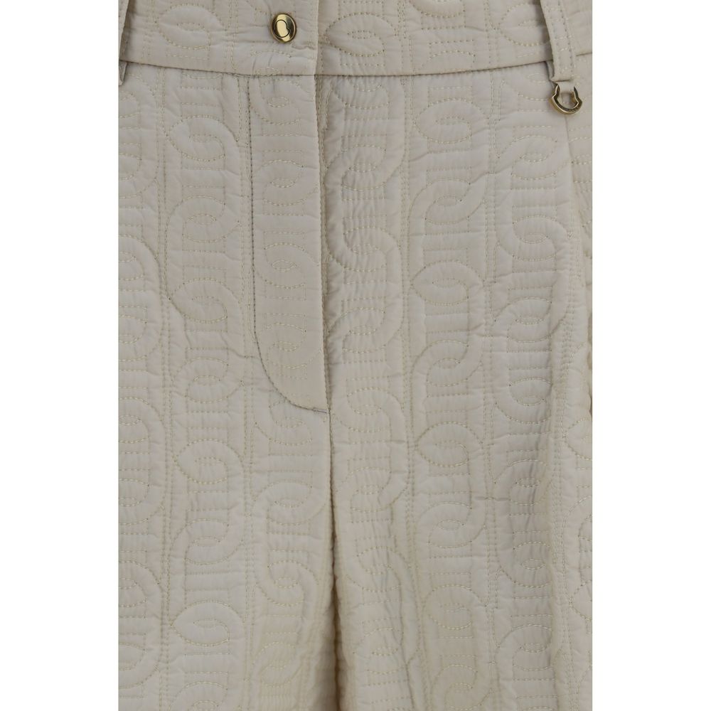 Moncler Beige Polyamide Bermuda Shorts for Women