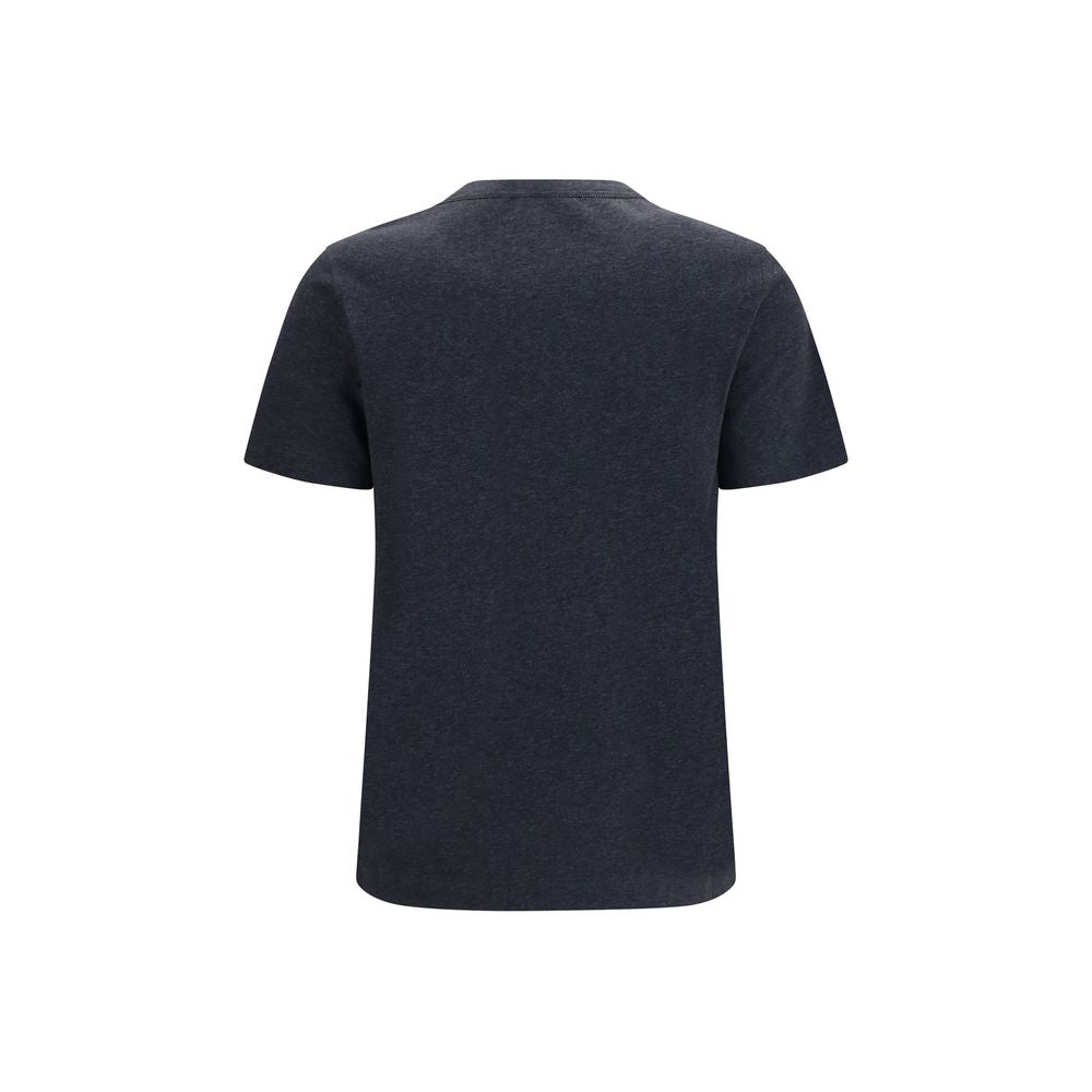 Brunello Cucinelli Gray Cotton T-Shirt for Women