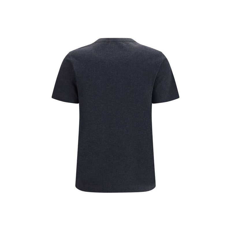 Brunello Cucinelli Gray Cotton T-Shirt for Women