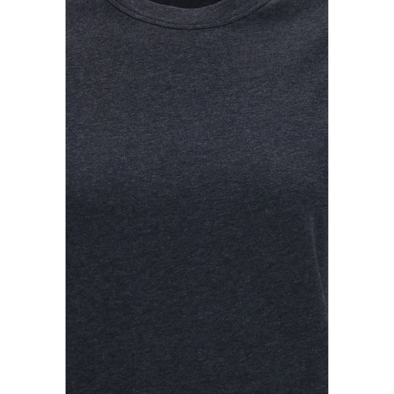 Brunello Cucinelli Gray Cotton T-Shirt for Women