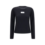 MM6 Black Wool Oves Aries Sportswear T-Shirt
