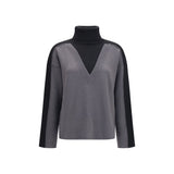 MM6 Black Wool Oves Aries Sweatshirt
